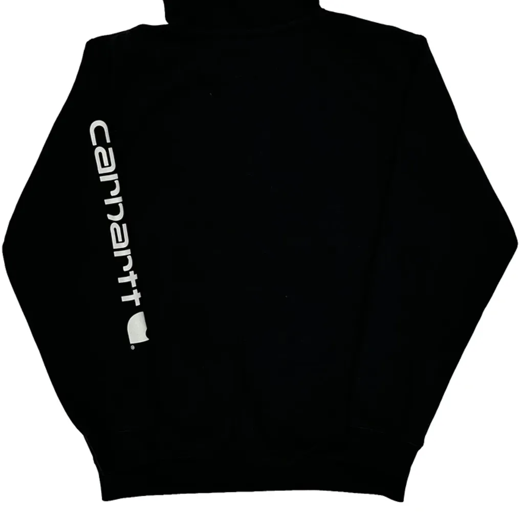 Carhartt Hoodie - Medium Black Cotton - Image 7