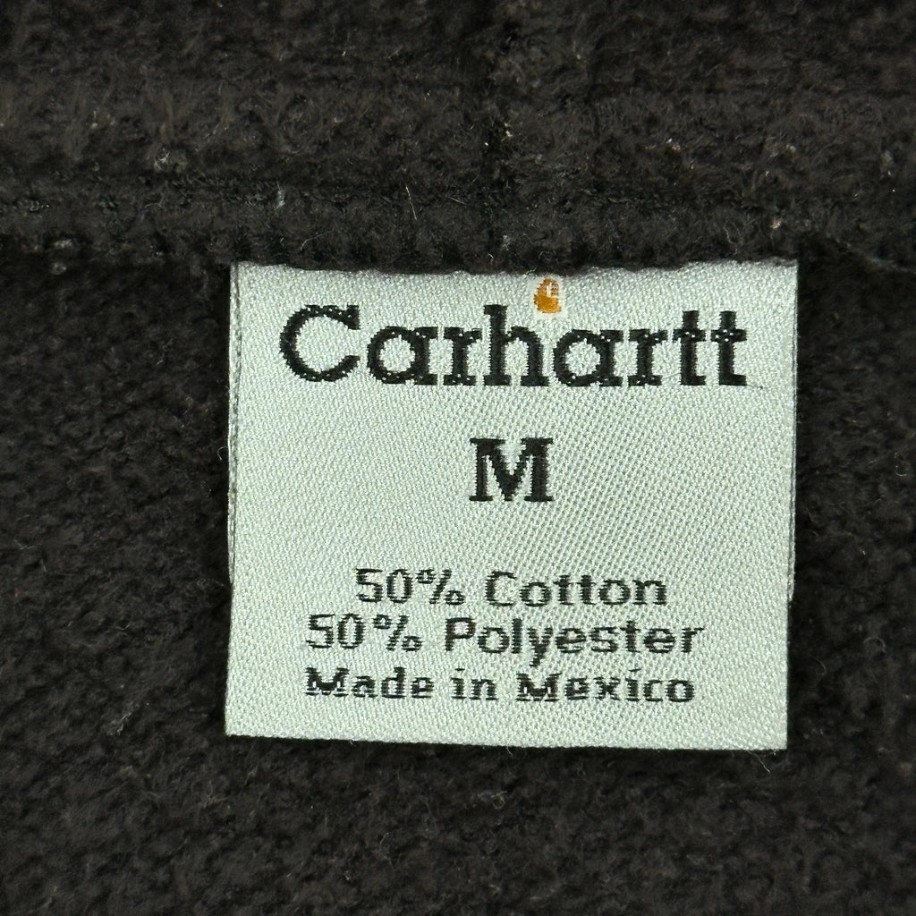 Carhartt Hoodie - Medium Black Cotton Blend - Image 3