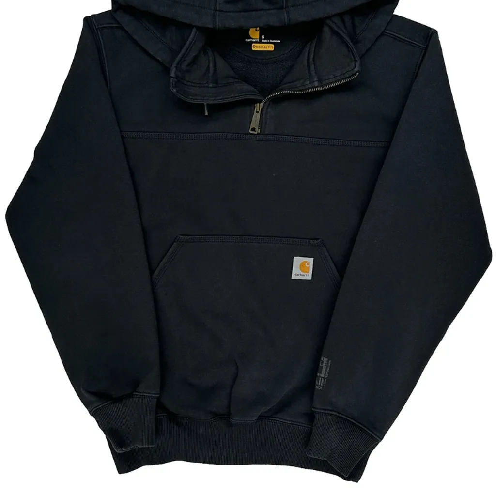 Carhartt Hoodie - Small Black Cotton - Image 4