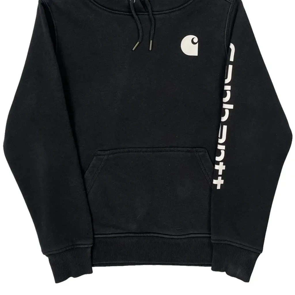 Carhartt Hoodie - Small Black Cotton - Image 4