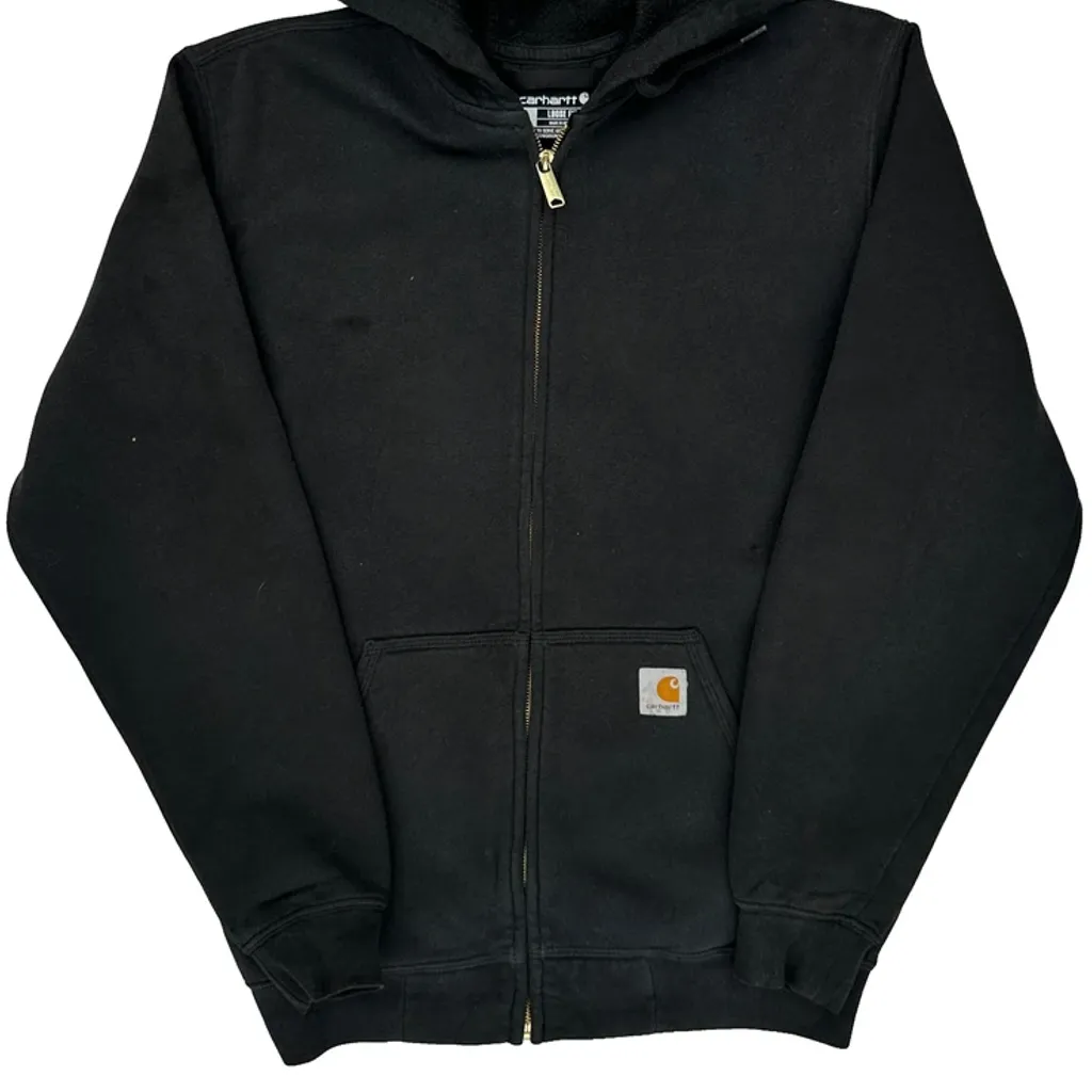 Carhartt Hoodie - Small Black Cotton - Image 4