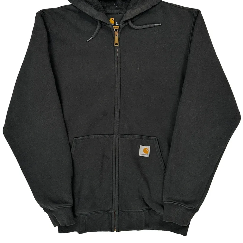 Carhartt Hoodie - Small Black Cotton - Image 5