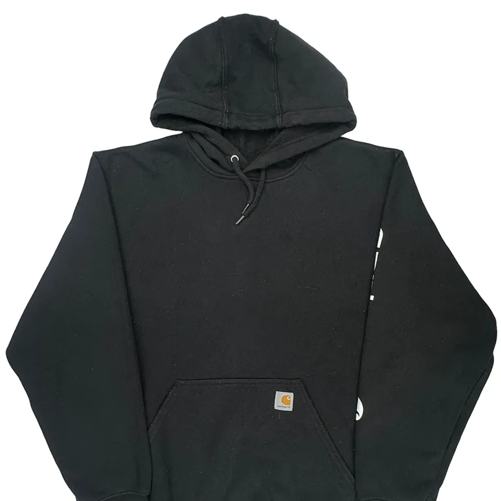 Carhartt Spellout Hoodie - XL Black Cotton - Image 4