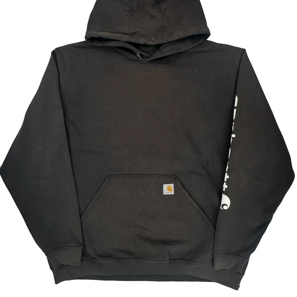 Carhartt Hoodie - XL Black Cotton - Image 5