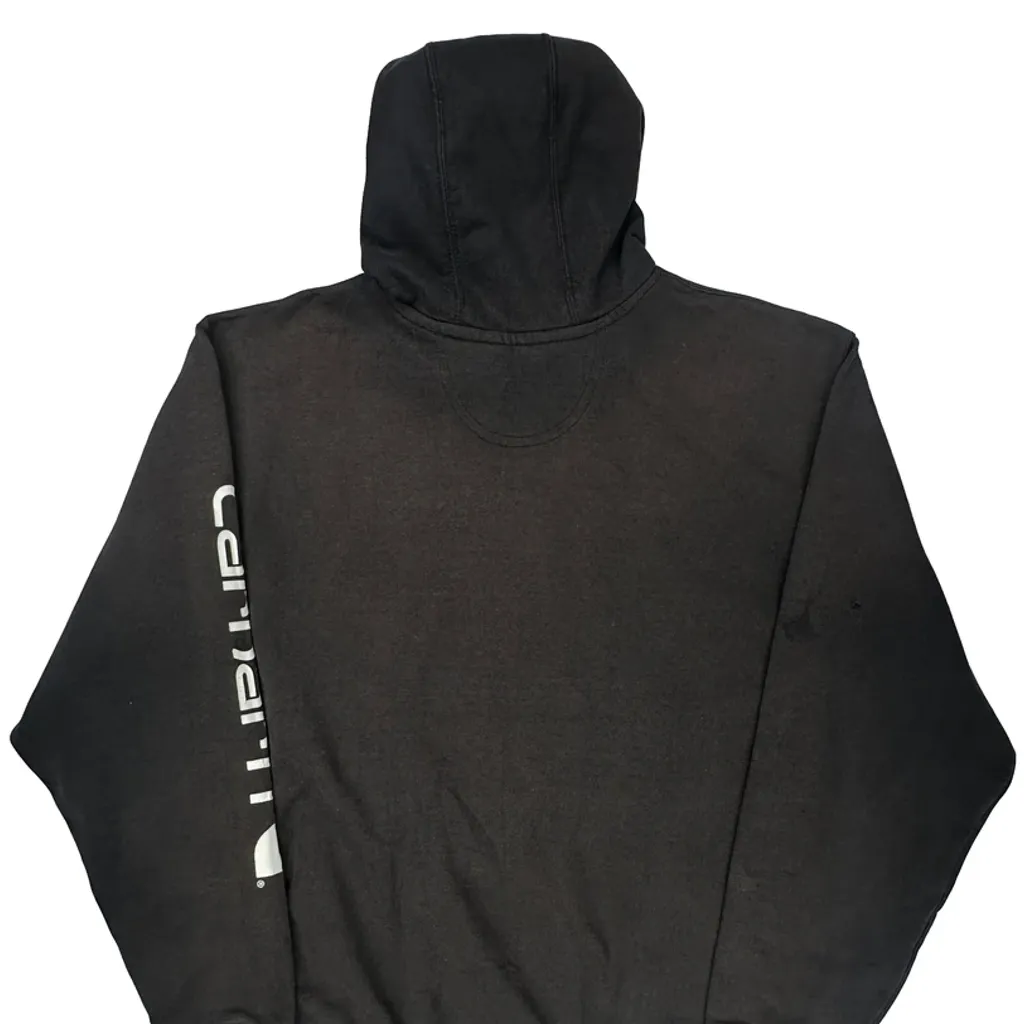 Carhartt Hoodie - XL Black Cotton - Image 6