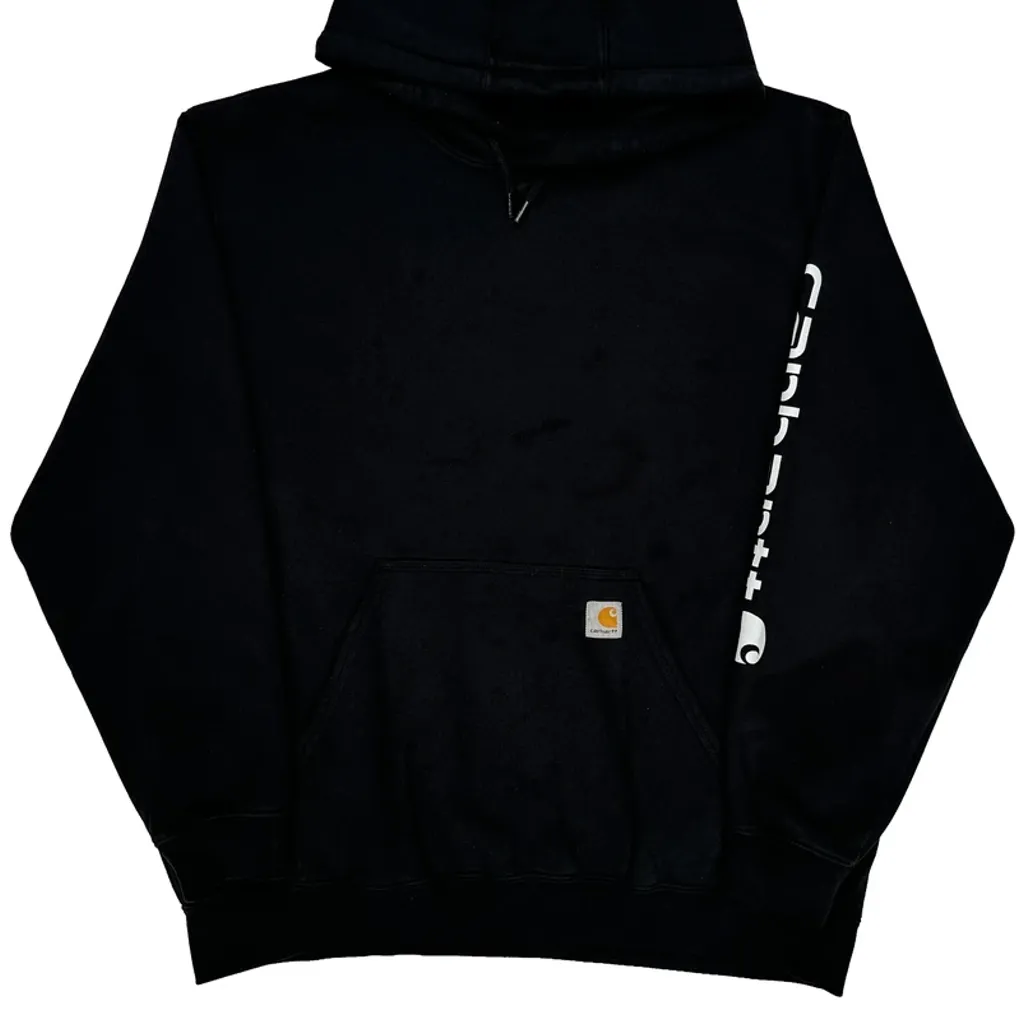 Carhartt Hoodie - XL Black Cotton - Image 5