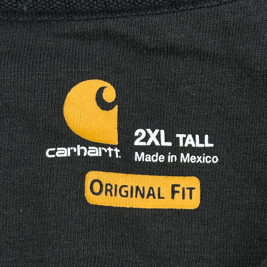 Carhartt Tall Hoodie - 2XL Black Cotton - Image 3