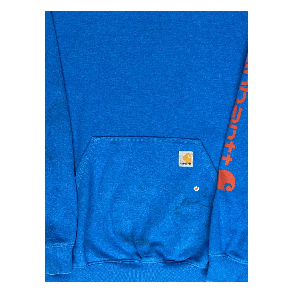 Carhartt Hoodie - Medium Blue Cotton - Image 2