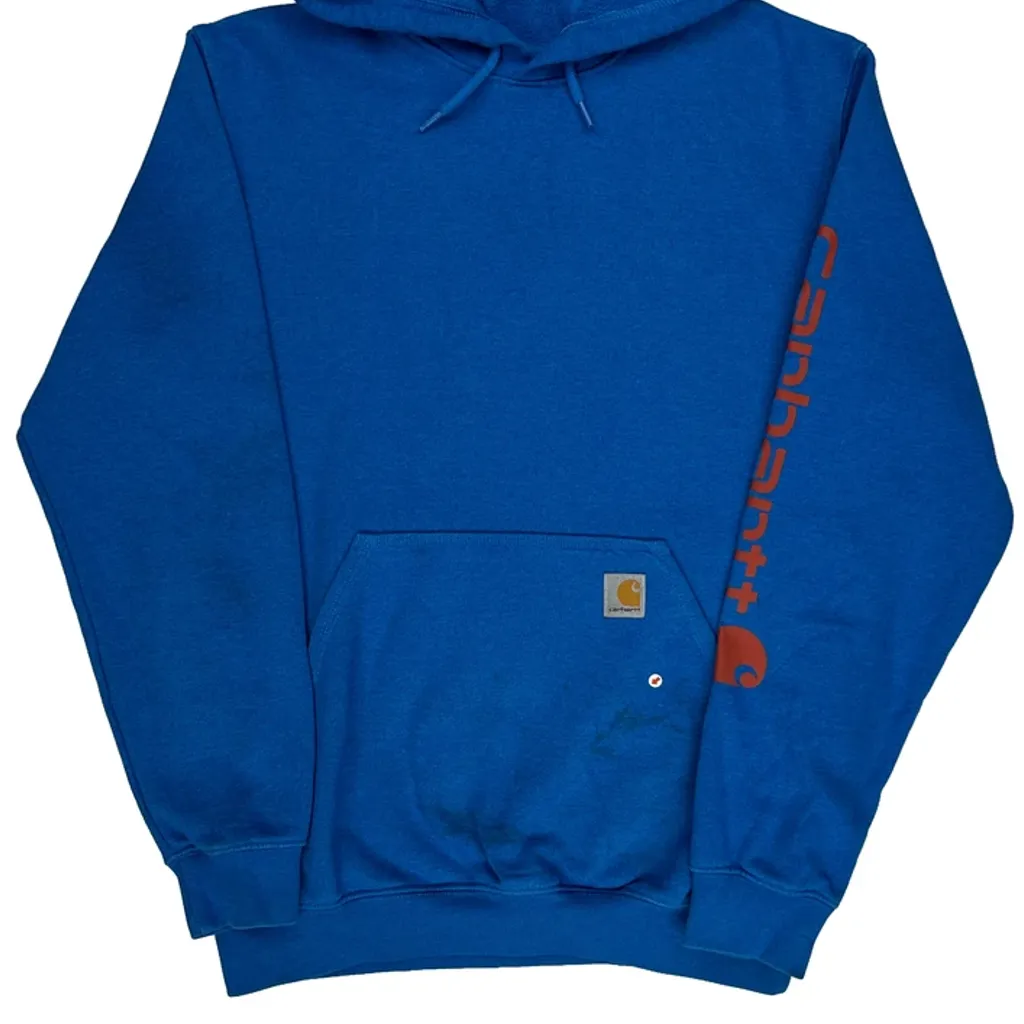 Carhartt Hoodie - Medium Blue Cotton - Image 6