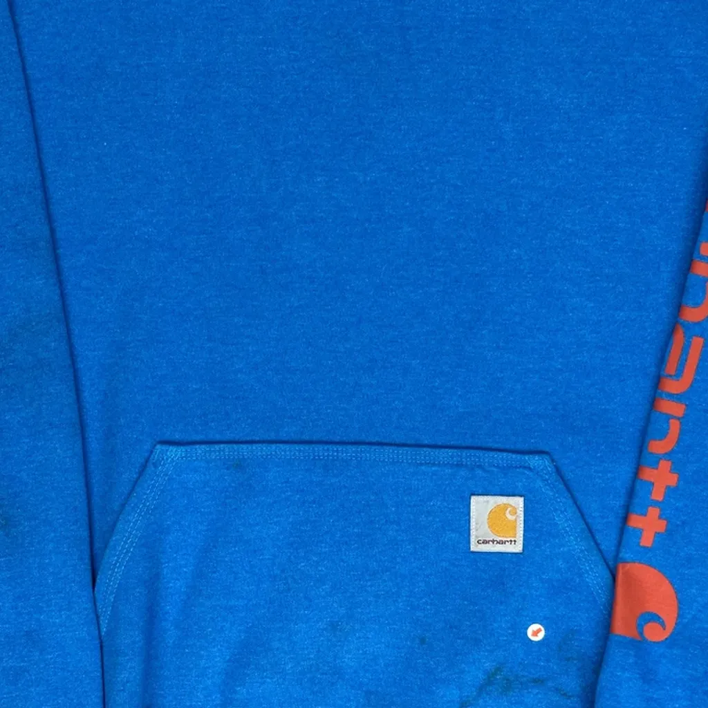Carhartt Hoodie - Medium Blue Cotton - Image 8