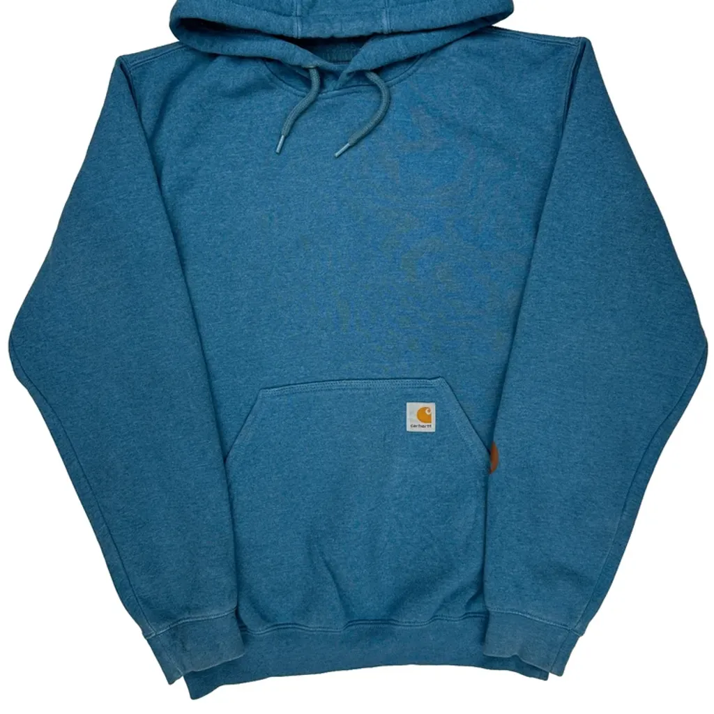 Carhartt Hoodie - Small Blue Cotton - Image 5