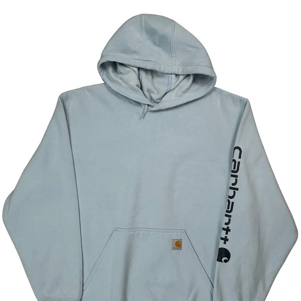 Carhartt Hoodie - 2XL Blue Cotton - Image 4