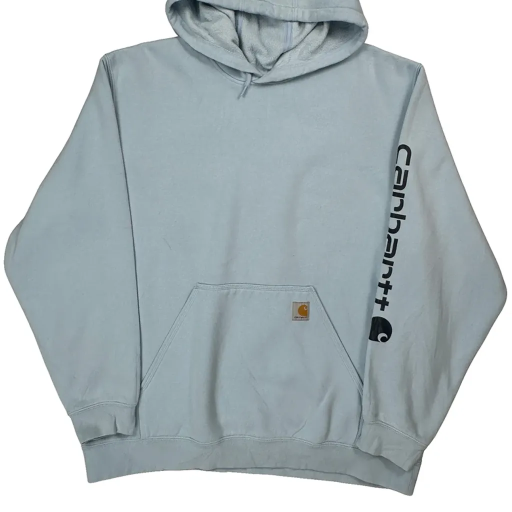Carhartt Hoodie - 2XL Blue Cotton - Image 5