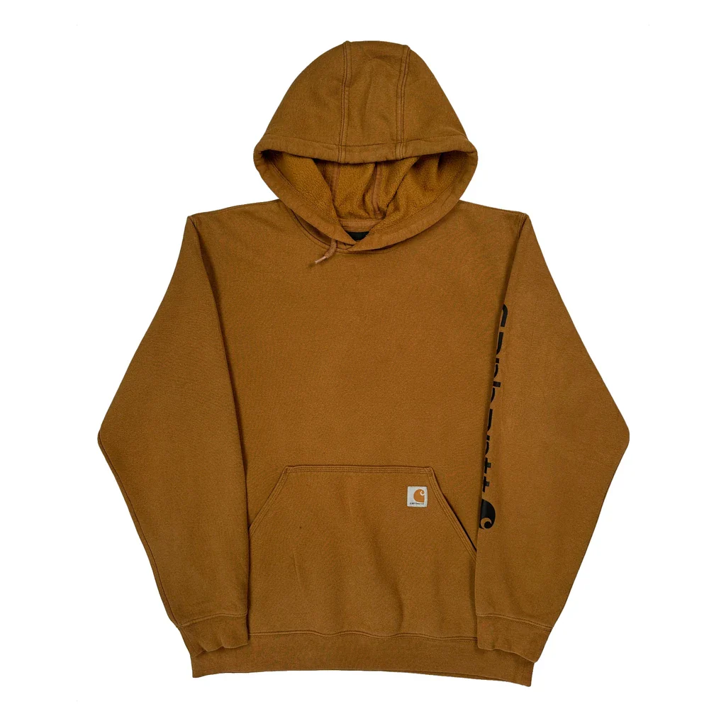 Carhartt Hoodie - Large Brown Cotton