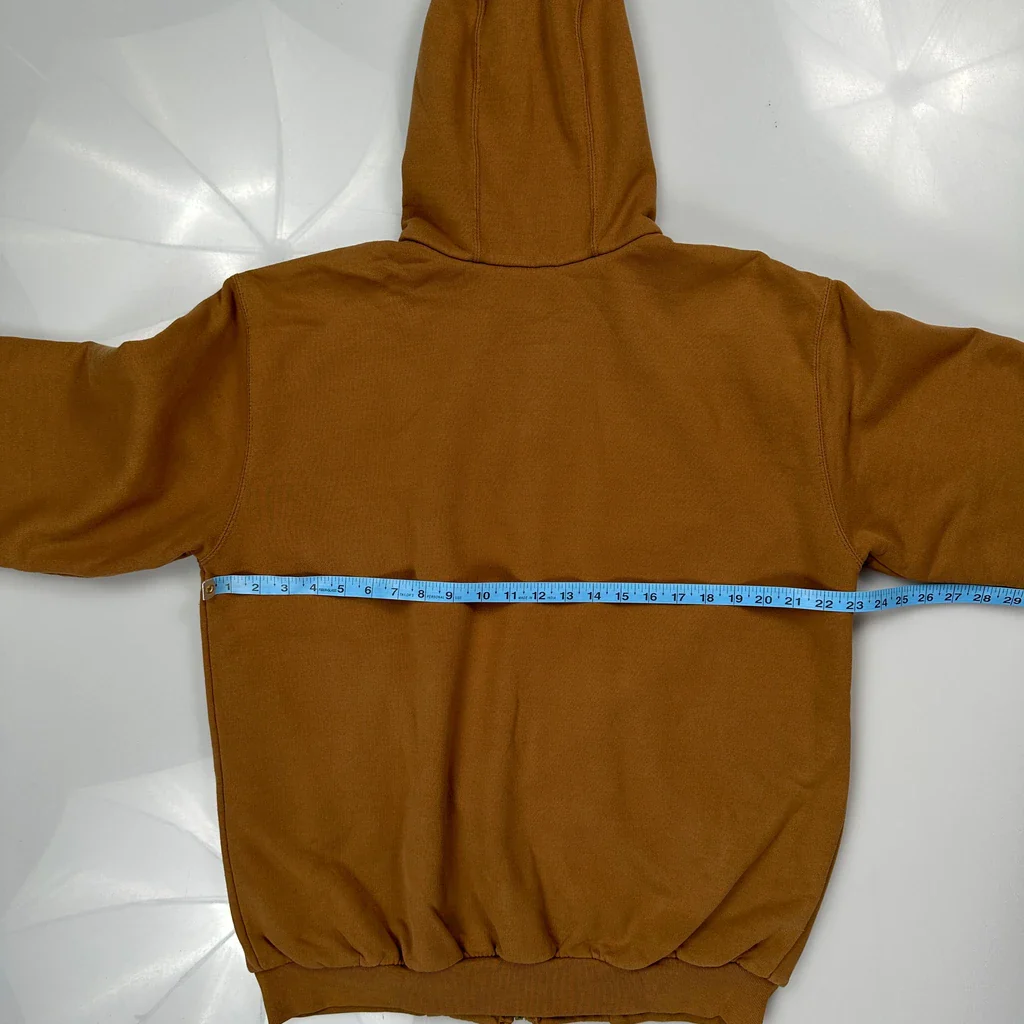 Carhartt Hoodie - Large Brown Cotton - Image 3
