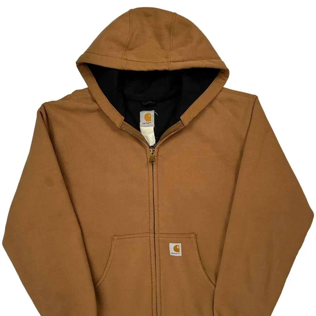 Carhartt Hoodie - Large Brown Cotton - Image 5