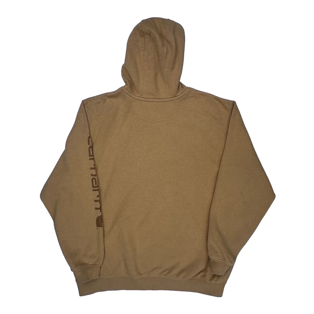 Carhartt Hoodie - XL Brown Cotton - Image 2