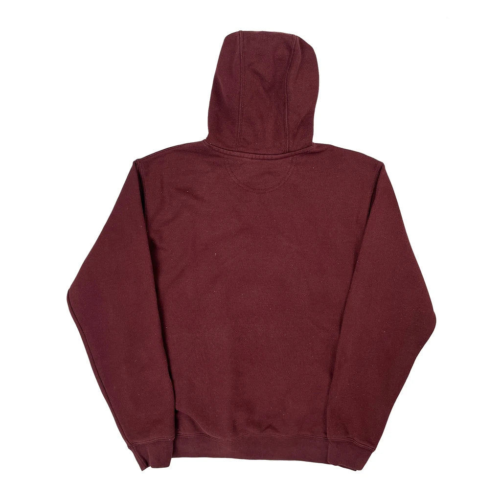 Carhartt Hoodie - Small Burgundy Cotton - Image 2