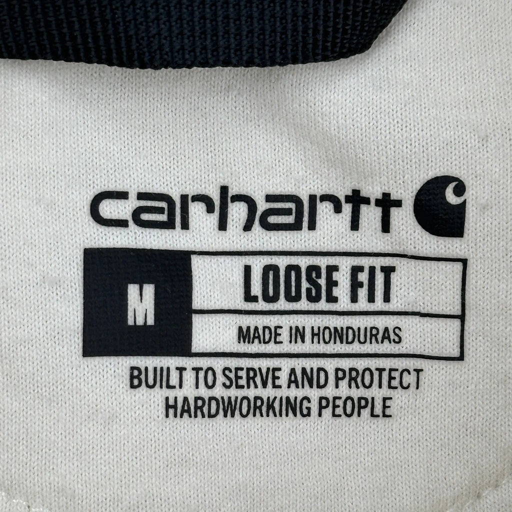Carhartt Hoodie - Medium Cream Cotton - Image 3