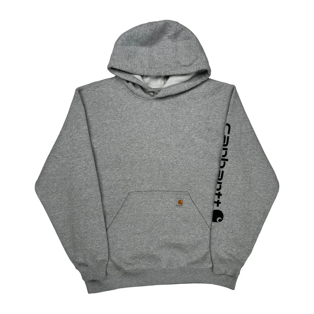 Carhartt Hoodie - Large Gray Cotton