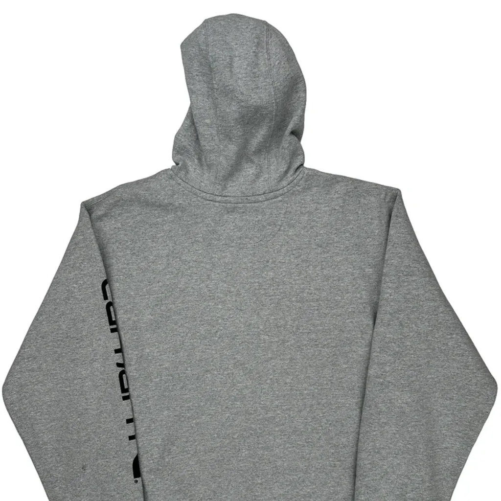 Carhartt Hoodie - Large Gray Cotton - Image 6