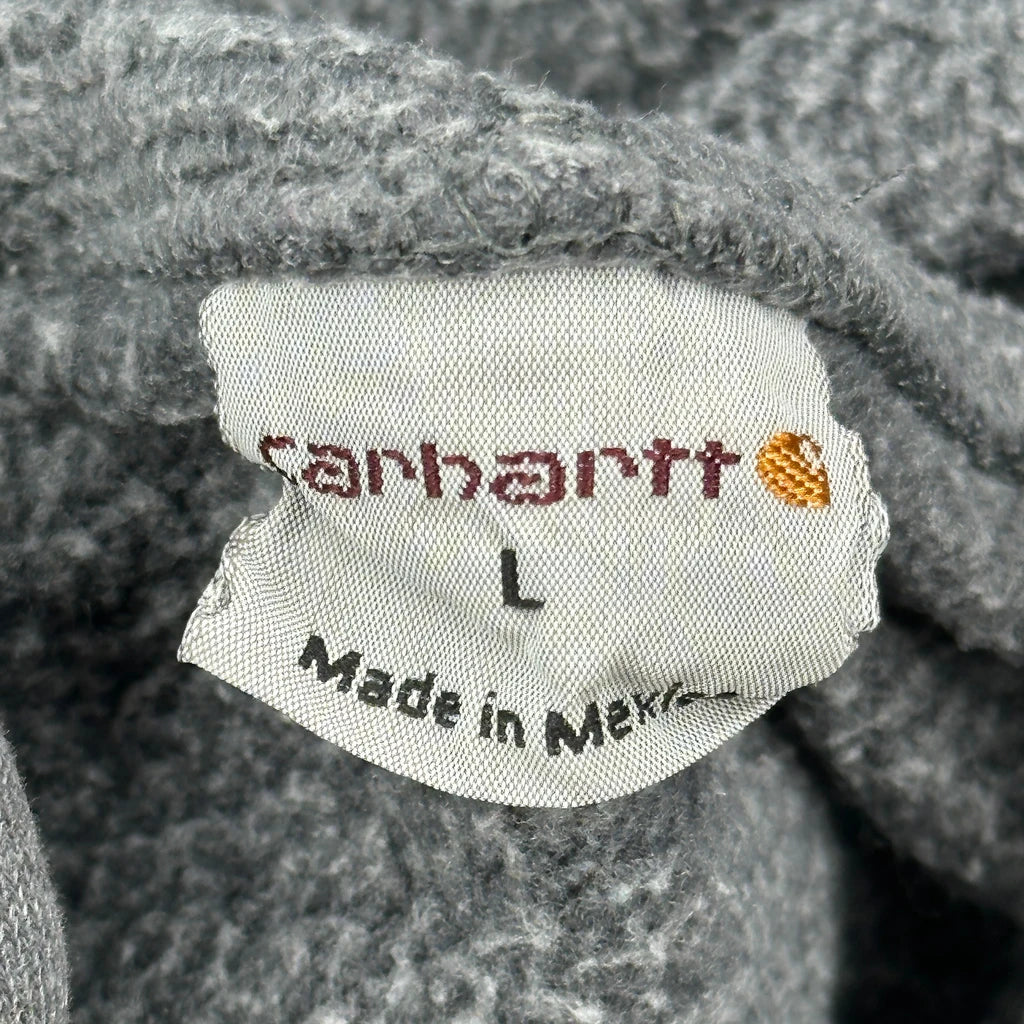 Carhartt Hoodie - Large Gray Cotton - Image 3