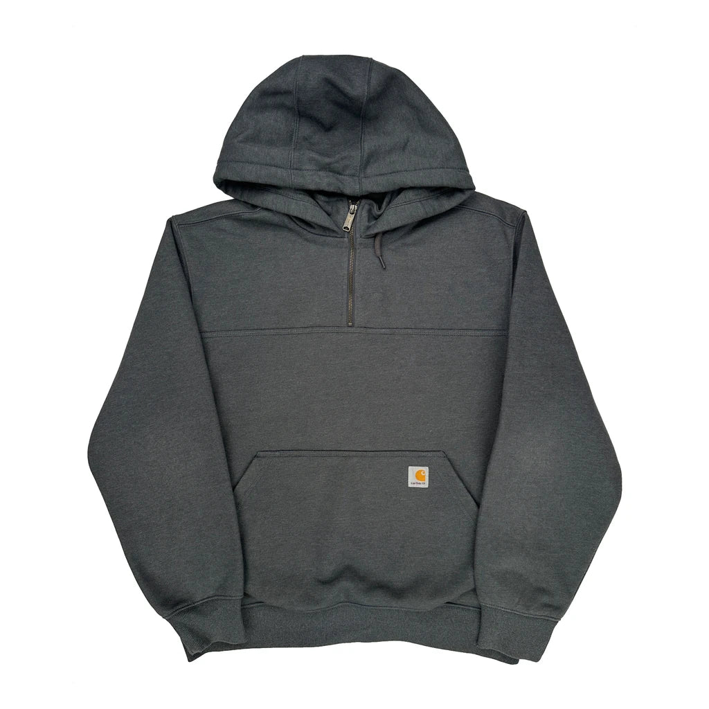 Carhartt Hoodie - Large Gray Cotton Blend