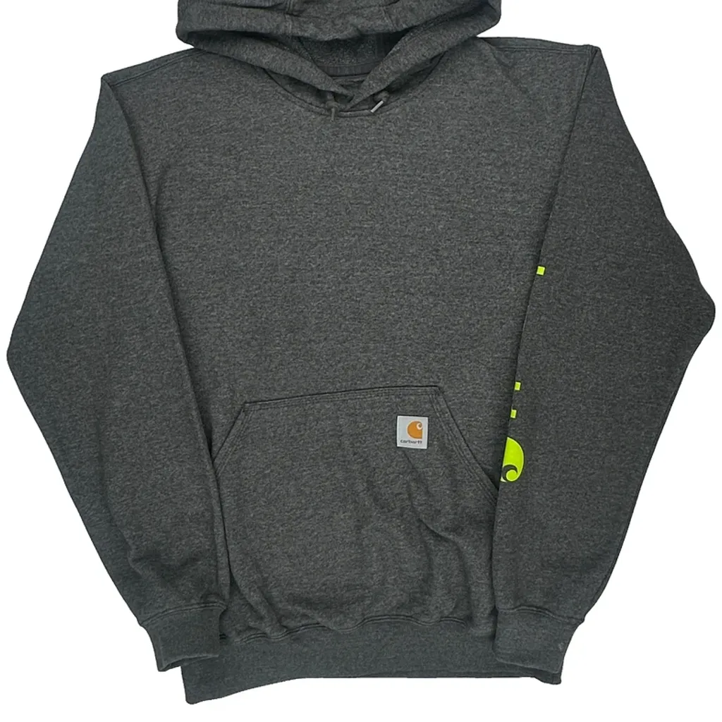 Carhartt Hoodie - Small Gray Cotton Blend - Image 5