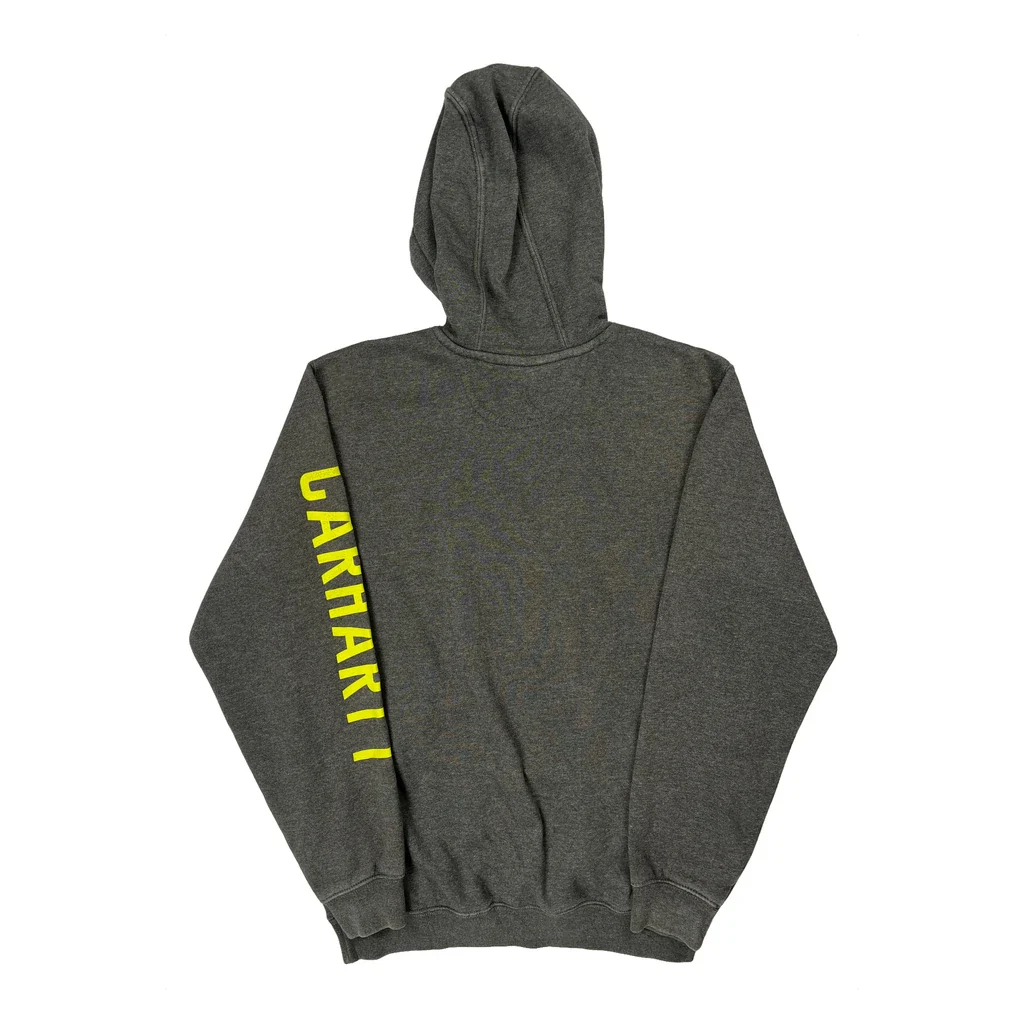 Carhartt Hoodie - Small Gray Cotton - Image 2