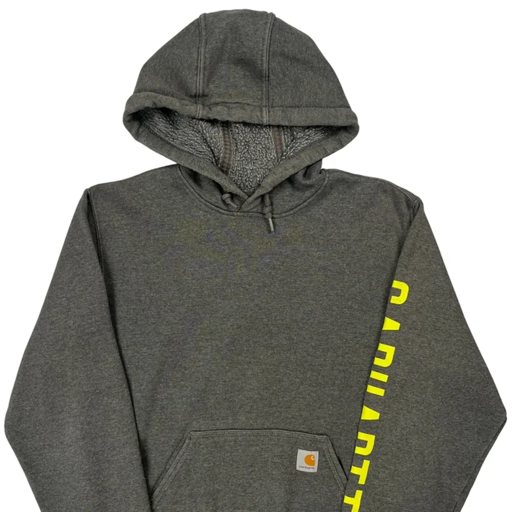 Carhartt Hoodie - Small Gray Cotton - Image 4