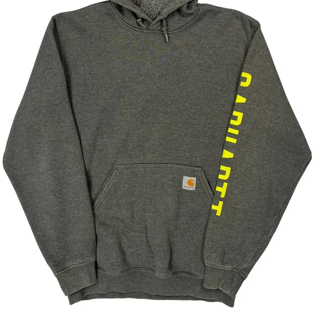 Carhartt Hoodie - Small Gray Cotton - Image 5