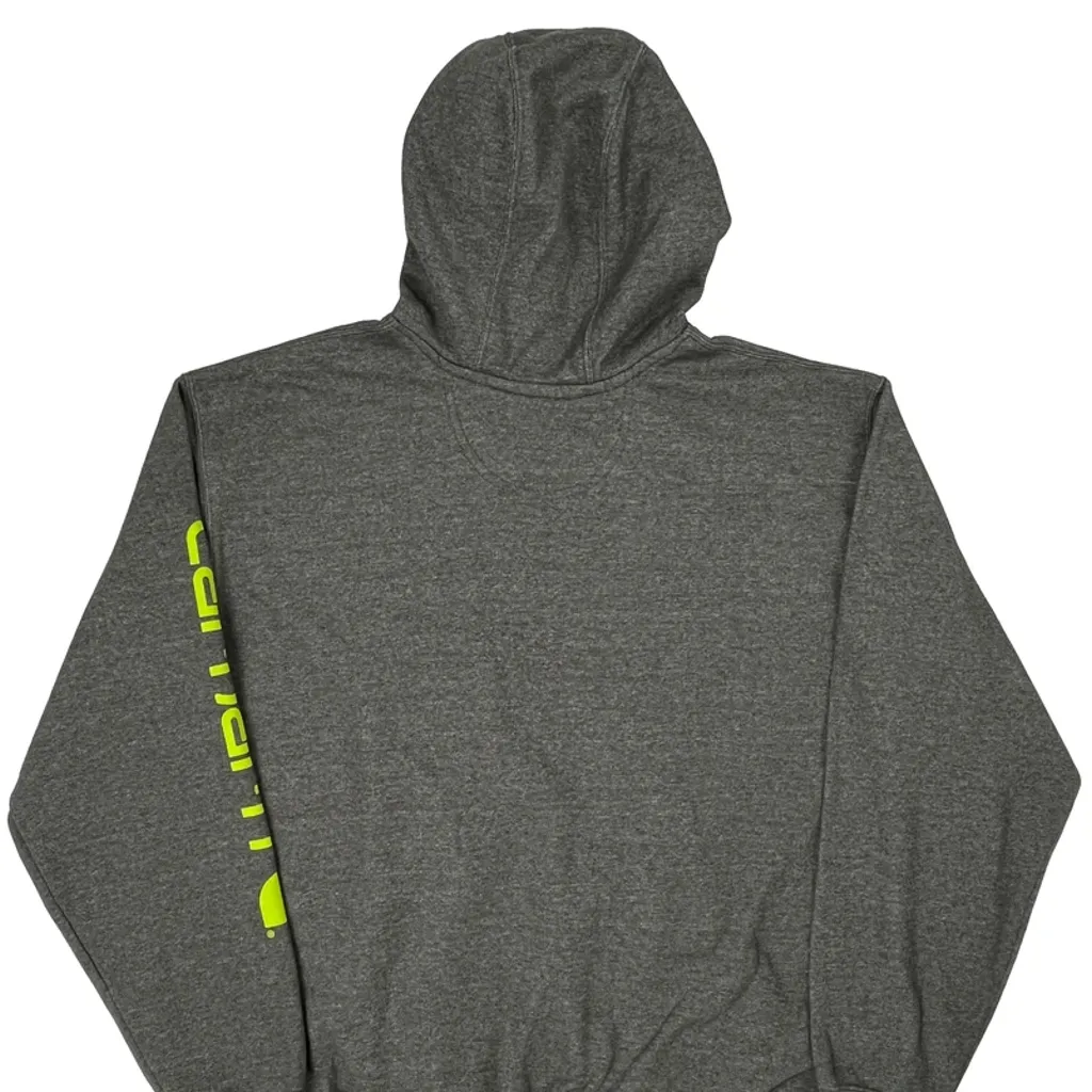 Carhartt Hoodie - XL Gray Cotton Blend - Image 6