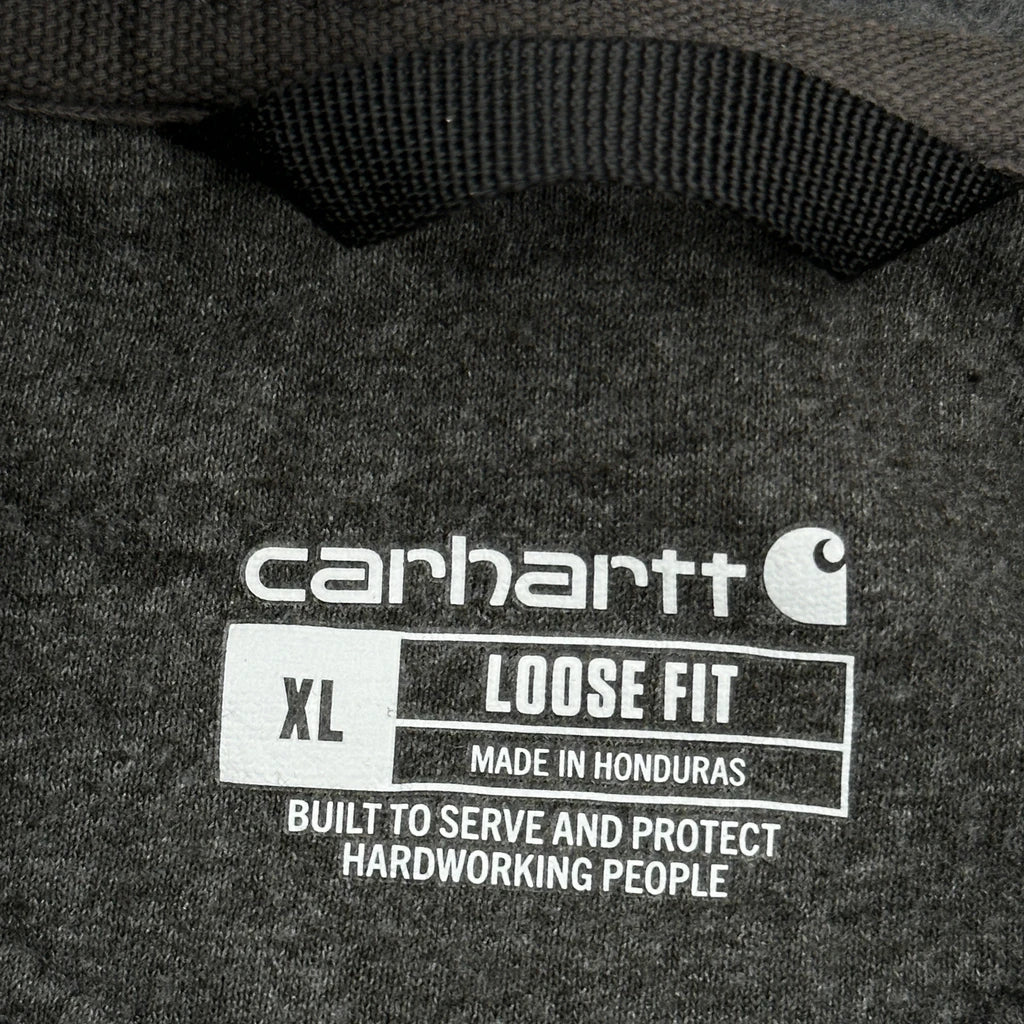 Carhartt Graphic Hoodie - XL Gray Cotton - Image 3
