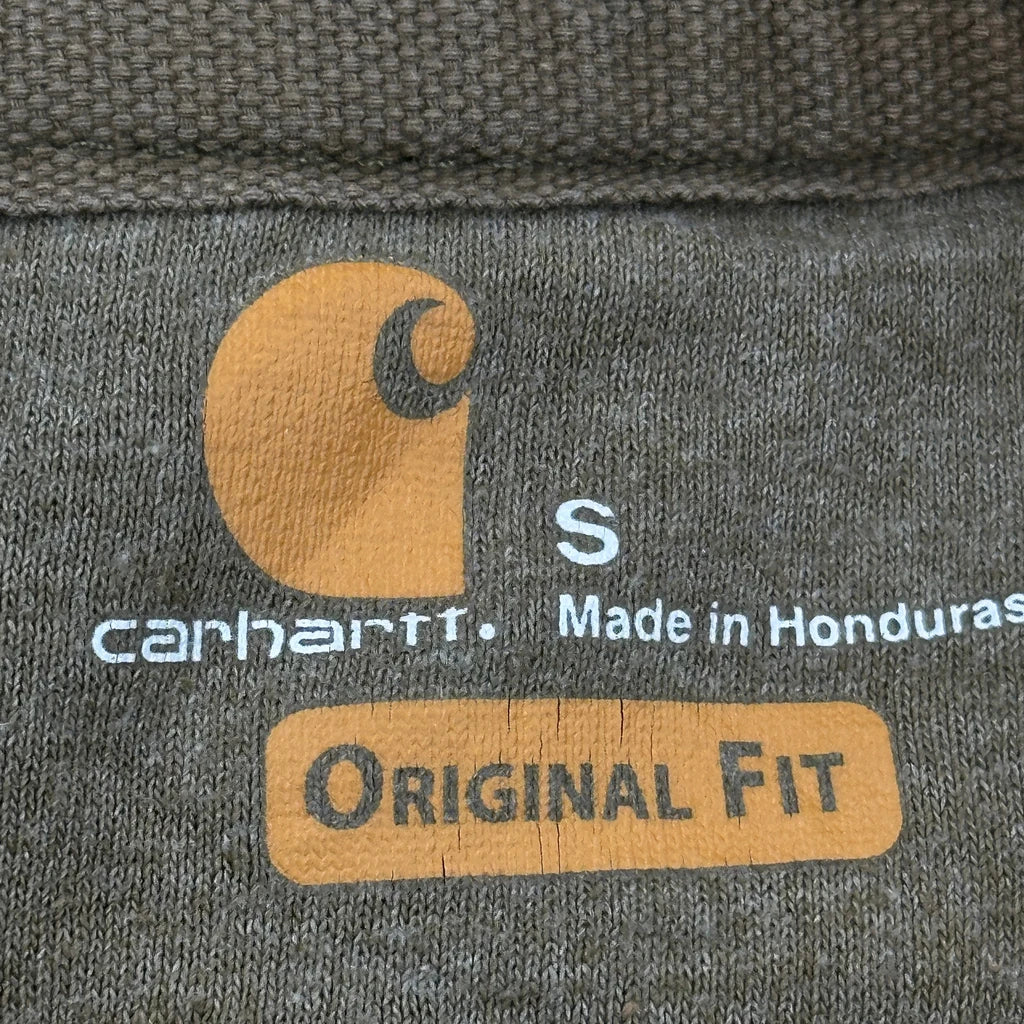 Carhartt Hoodie - Small Green Cotton Blend - Image 3
