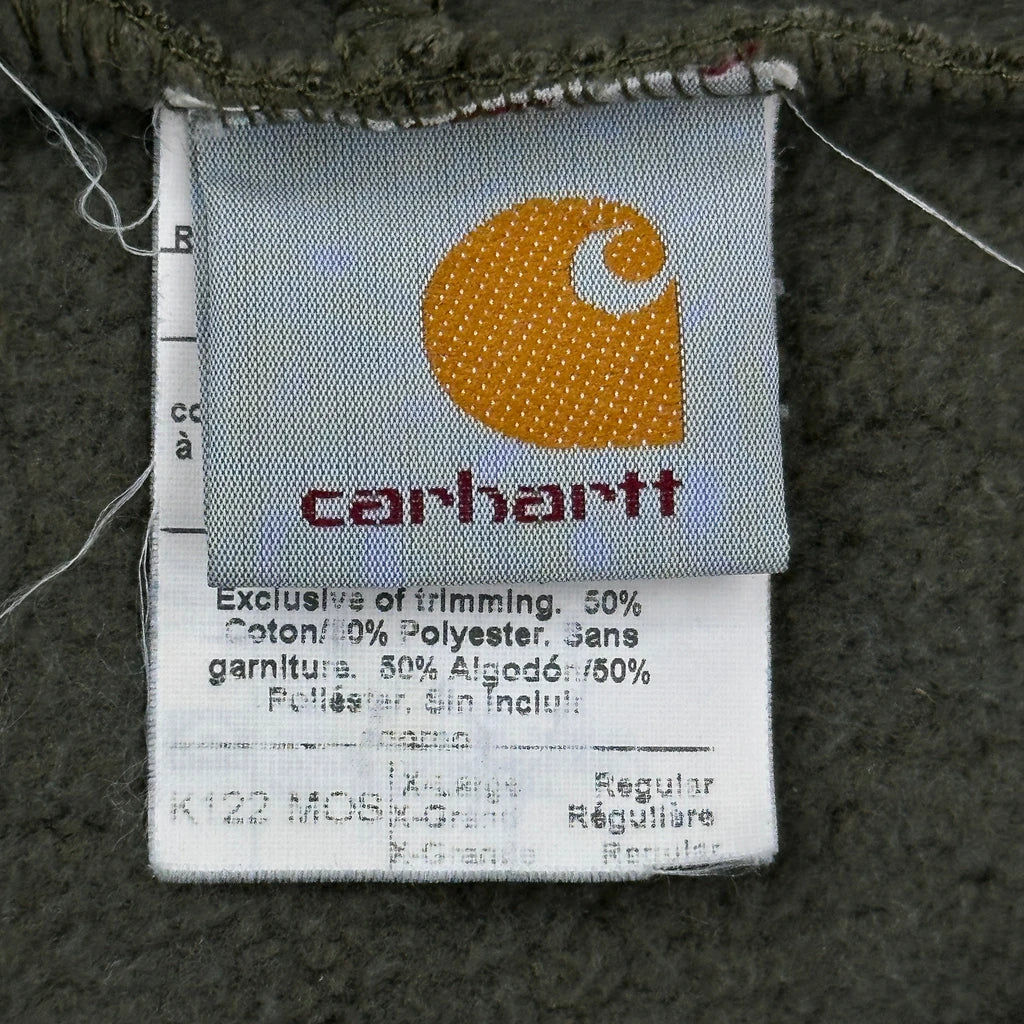 Carhartt Hoodie - XL Green Cotton Blend - Image 3