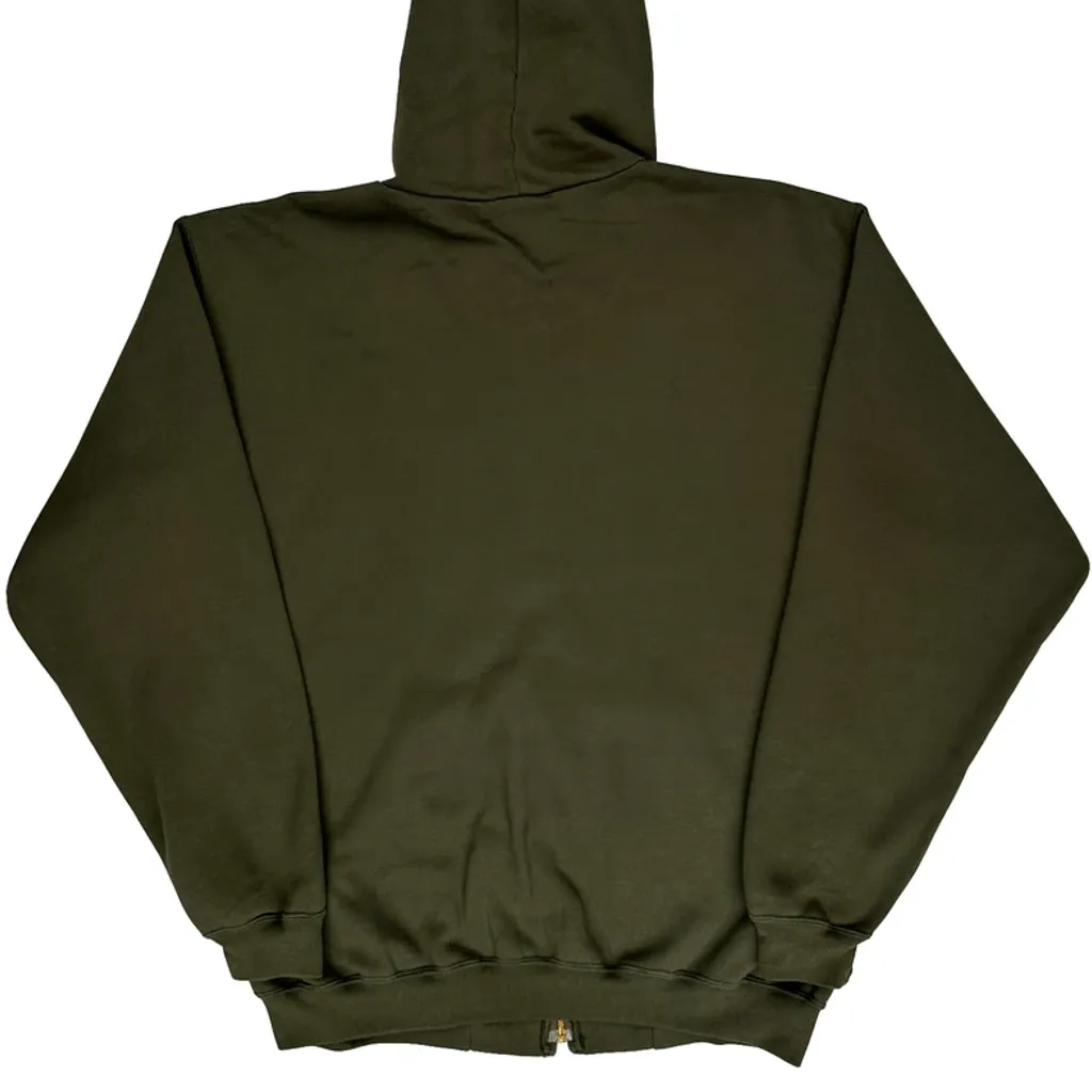 Carhartt Hoodie - XL Green Cotton Blend - Image 6