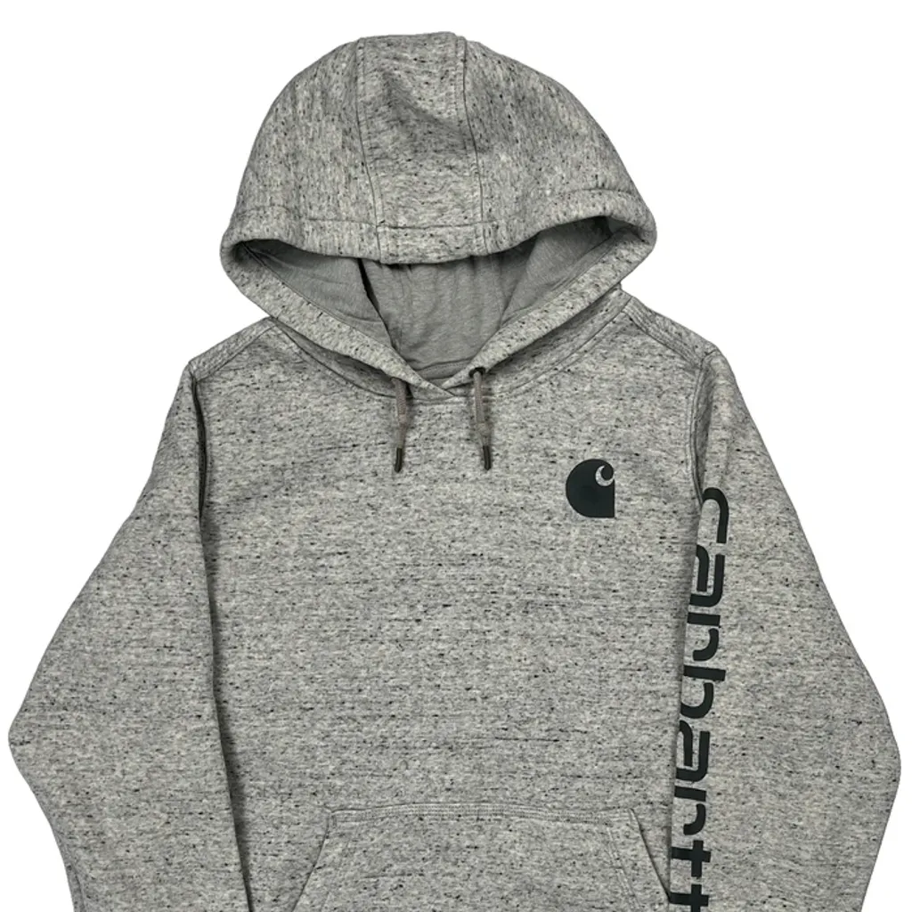 Carhartt Hoodie - Large Grey Cotton - Image 4