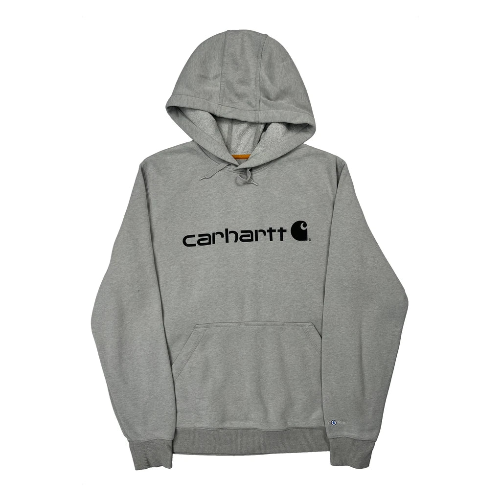 Carhartt Hoodie - Large Grey Cotton