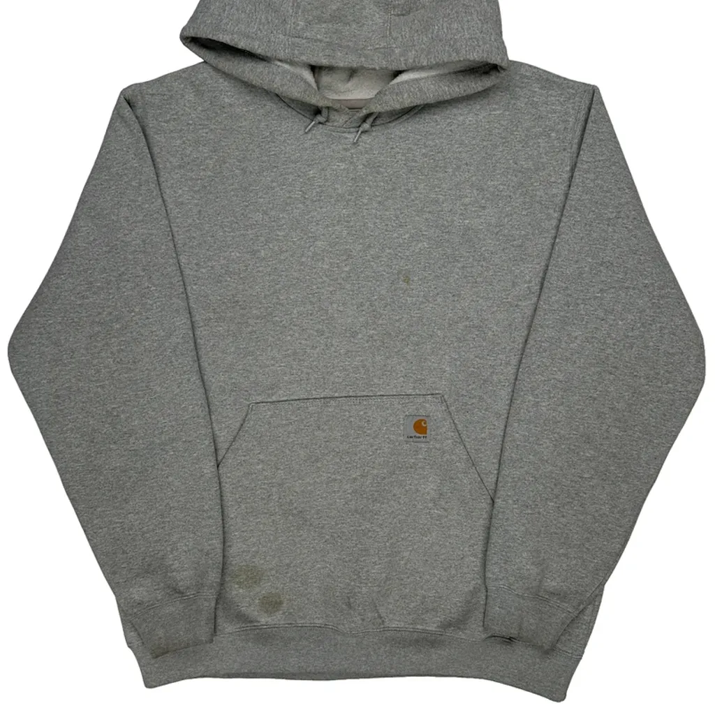 Carhartt Hoodie - Large Grey Cotton - Image 5