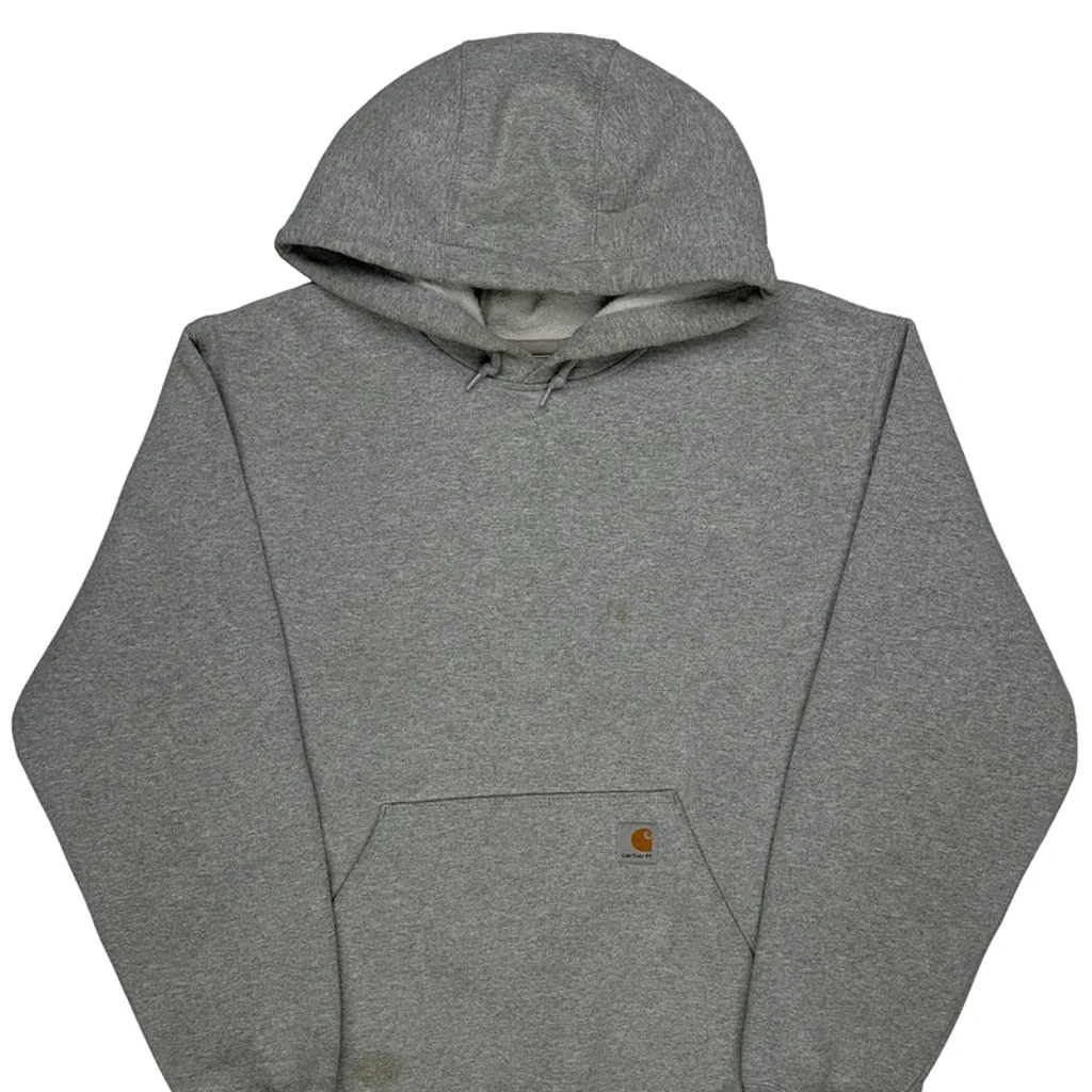 Carhartt Hoodie - Large Grey Cotton - Image 6