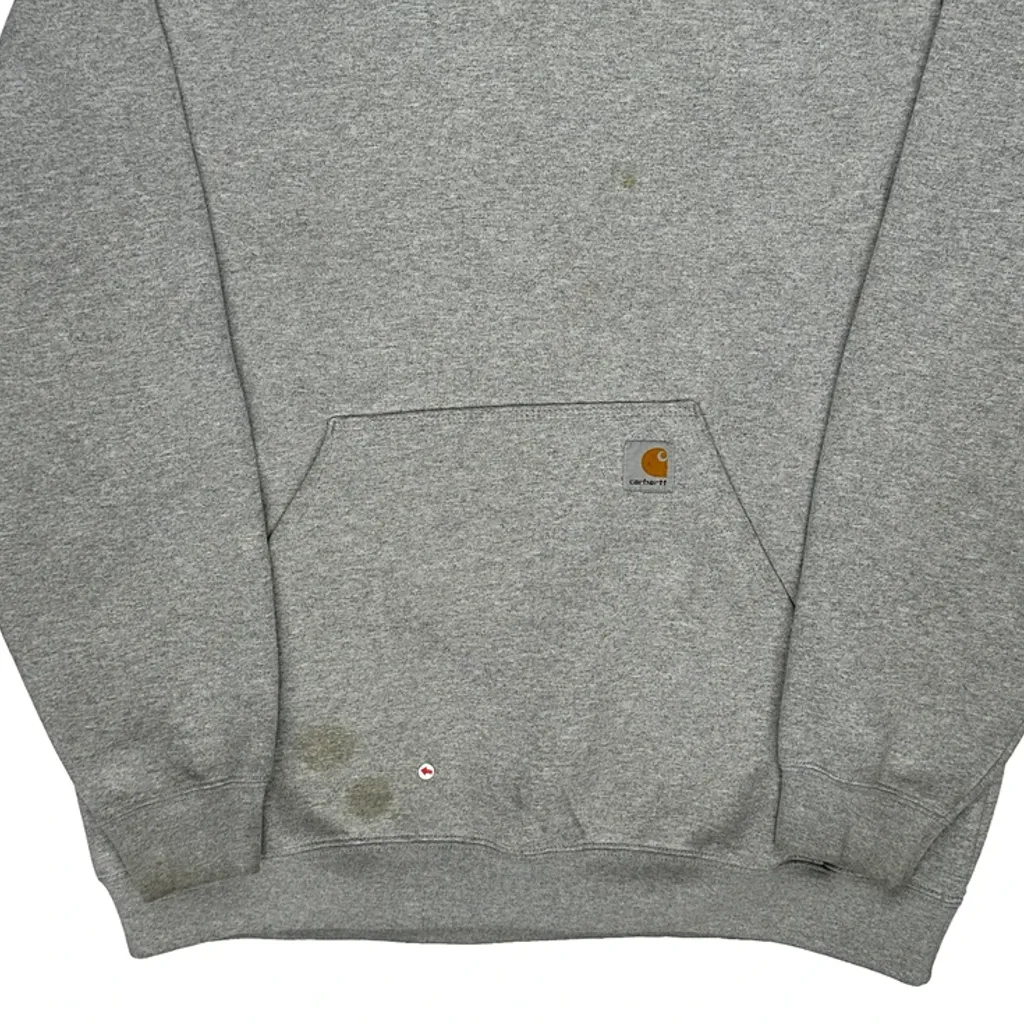Carhartt Hoodie - Large Grey Cotton - Image 8