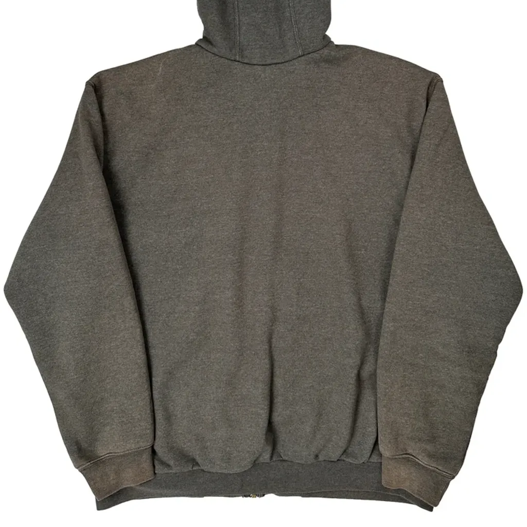 Carhartt Hoodie - Large Grey Cotton Blend - Image 7