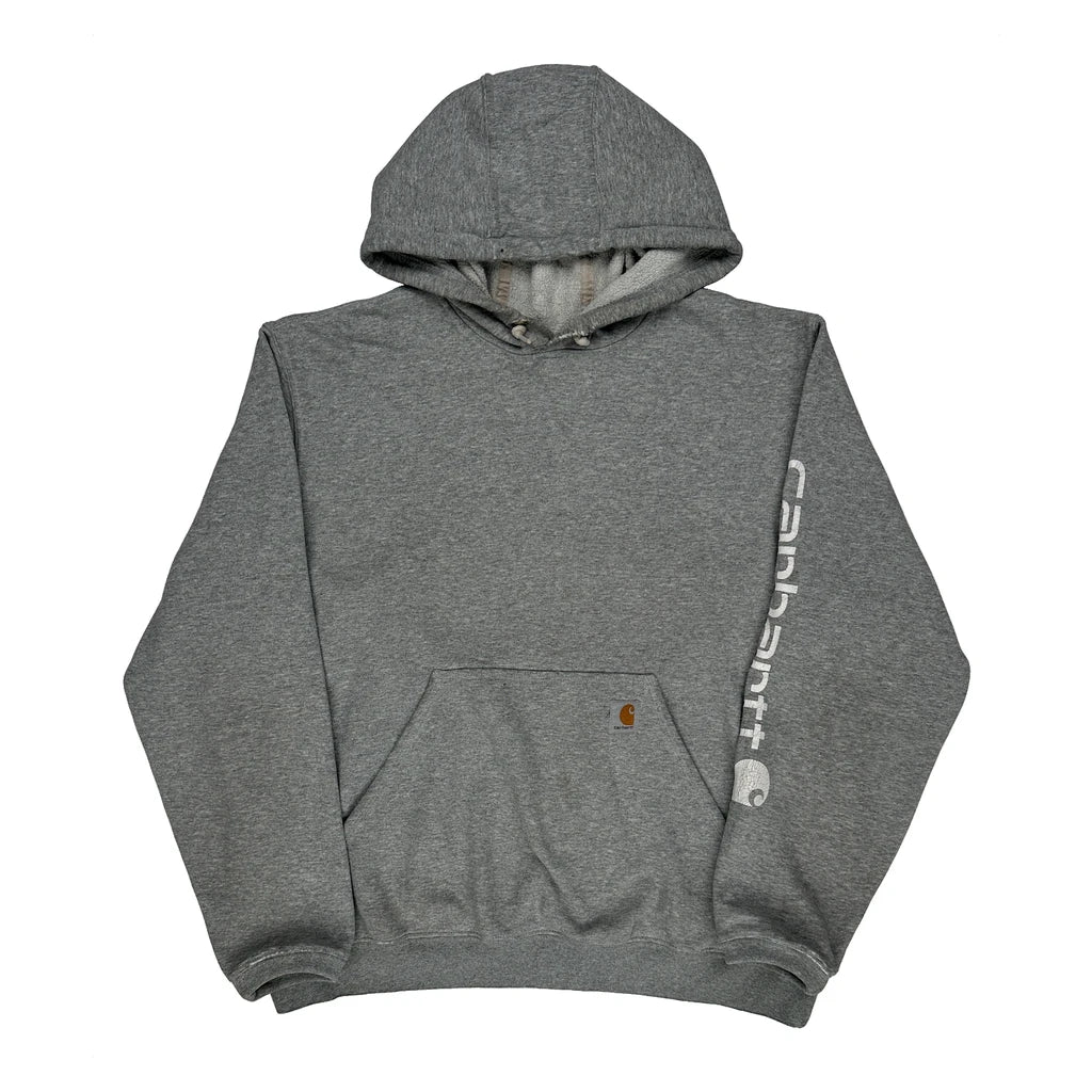 Carhartt Hoodie - Large Grey Cotton