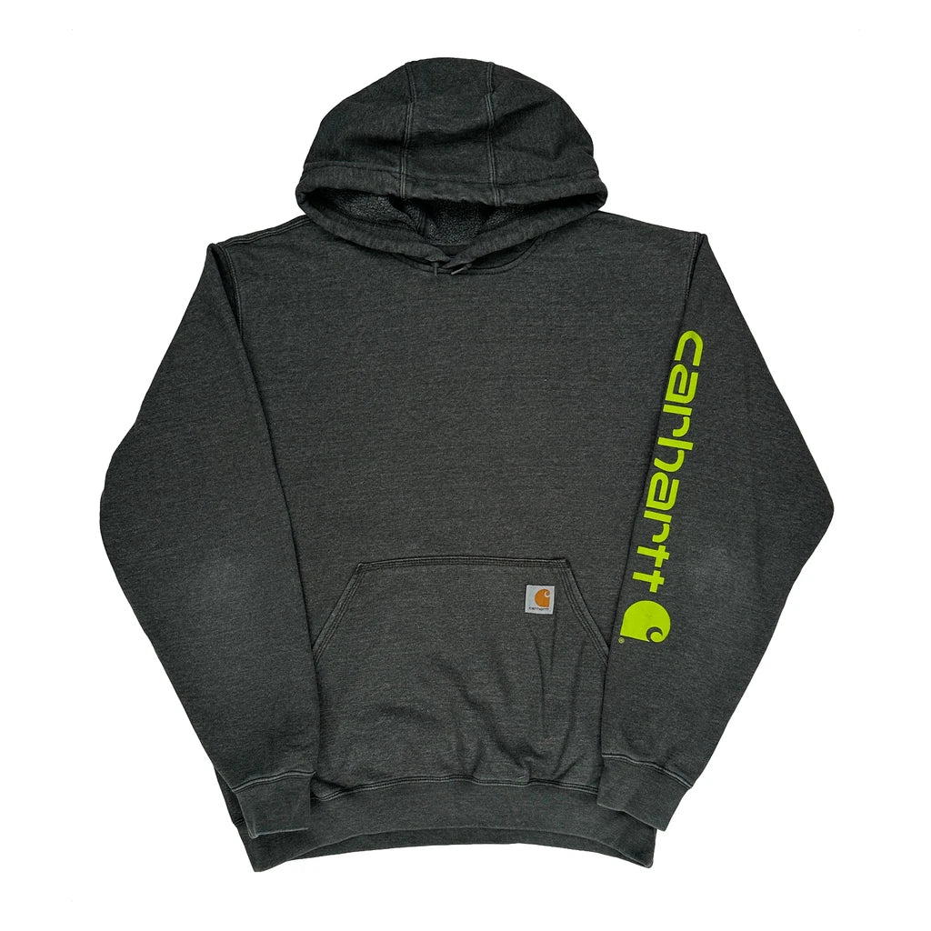 Carhartt Hoodie - Medium Grey Cotton Blend