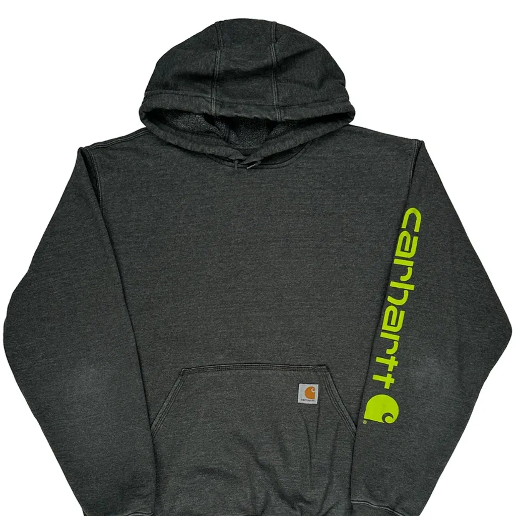 Carhartt Hoodie - Medium Grey Cotton Blend - Image 4