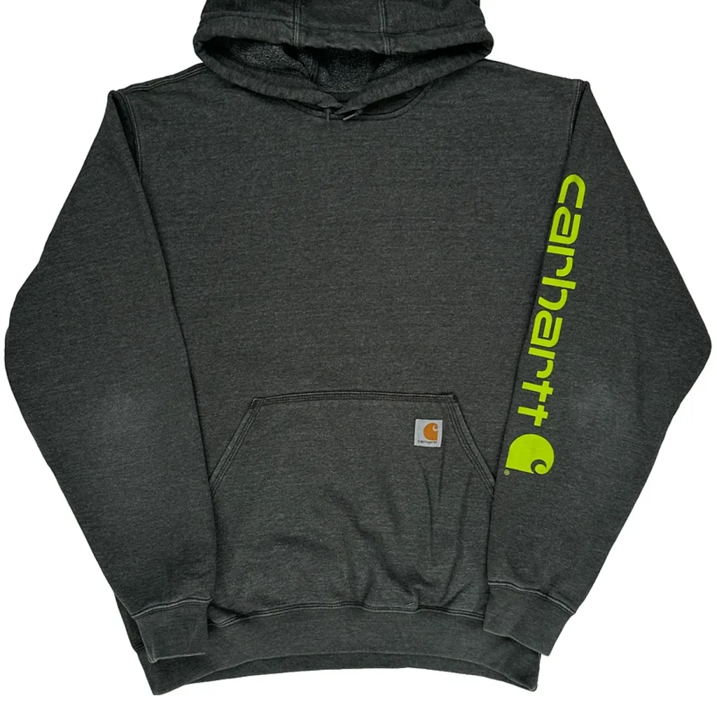 Carhartt Hoodie - Medium Grey Cotton Blend - Image 5