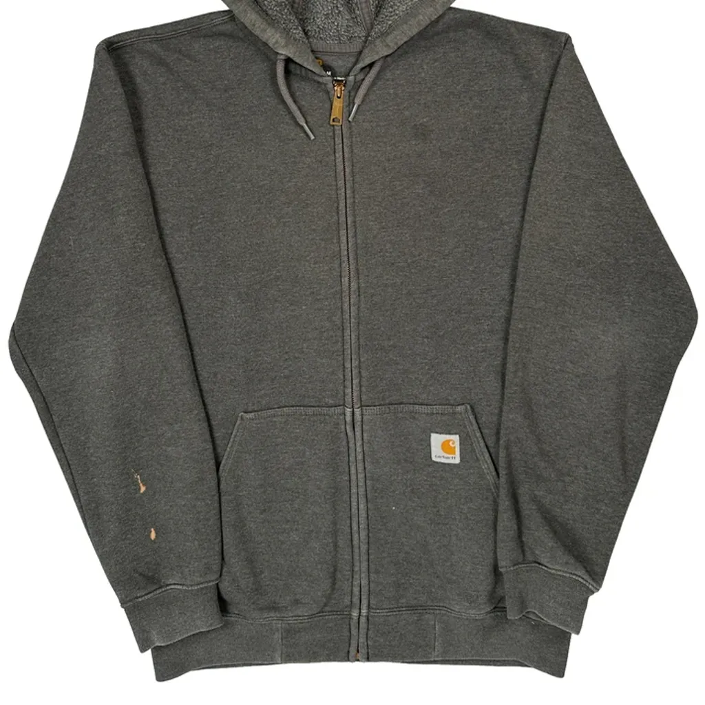 Carhartt Hoodie - Medium Grey Cotton Blend - Image 5