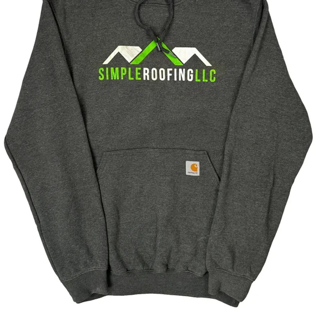 Carhartt Hoodie - Small Grey Cotton Blend - Image 4