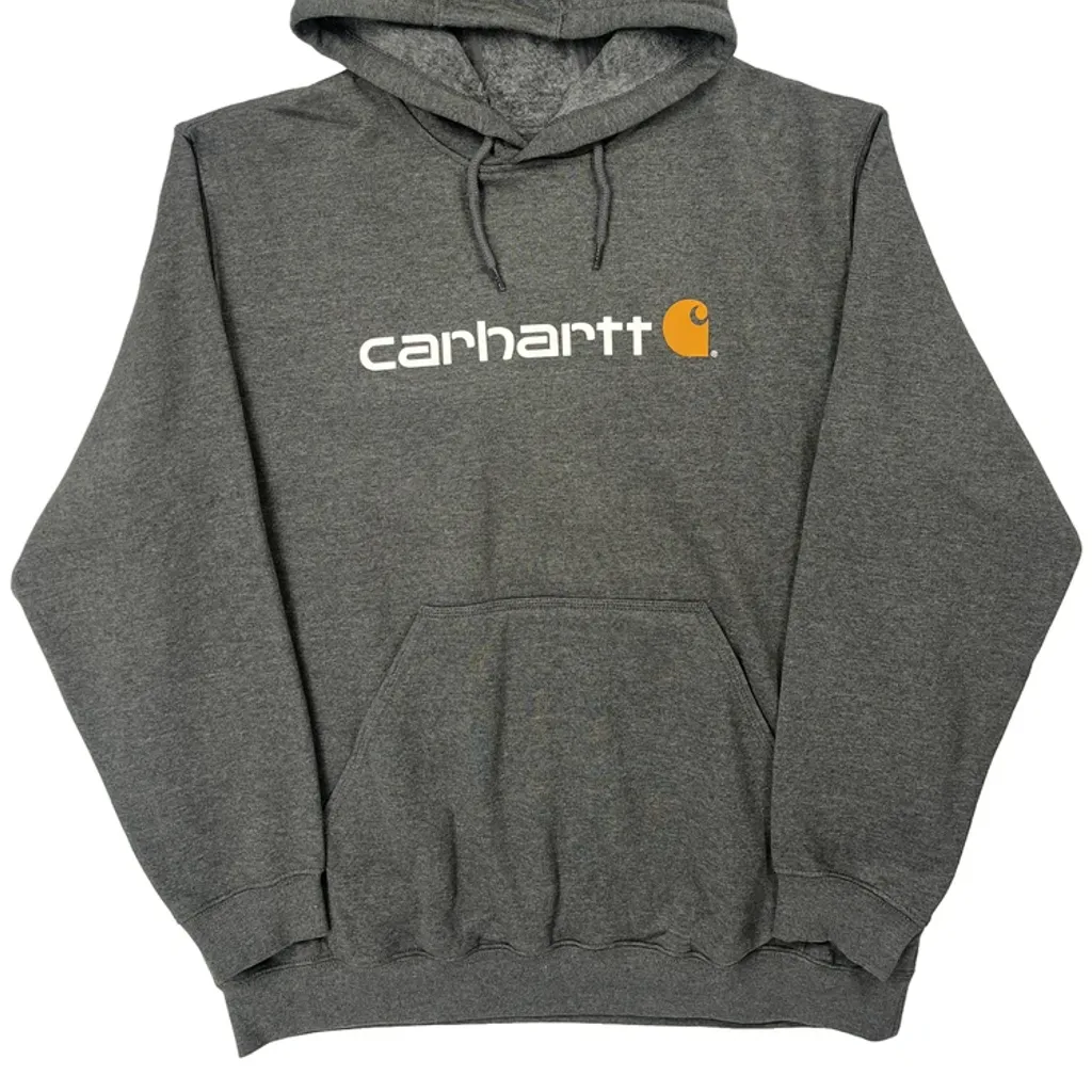 Carhartt Hoodie - XL Grey Cotton - Image 5