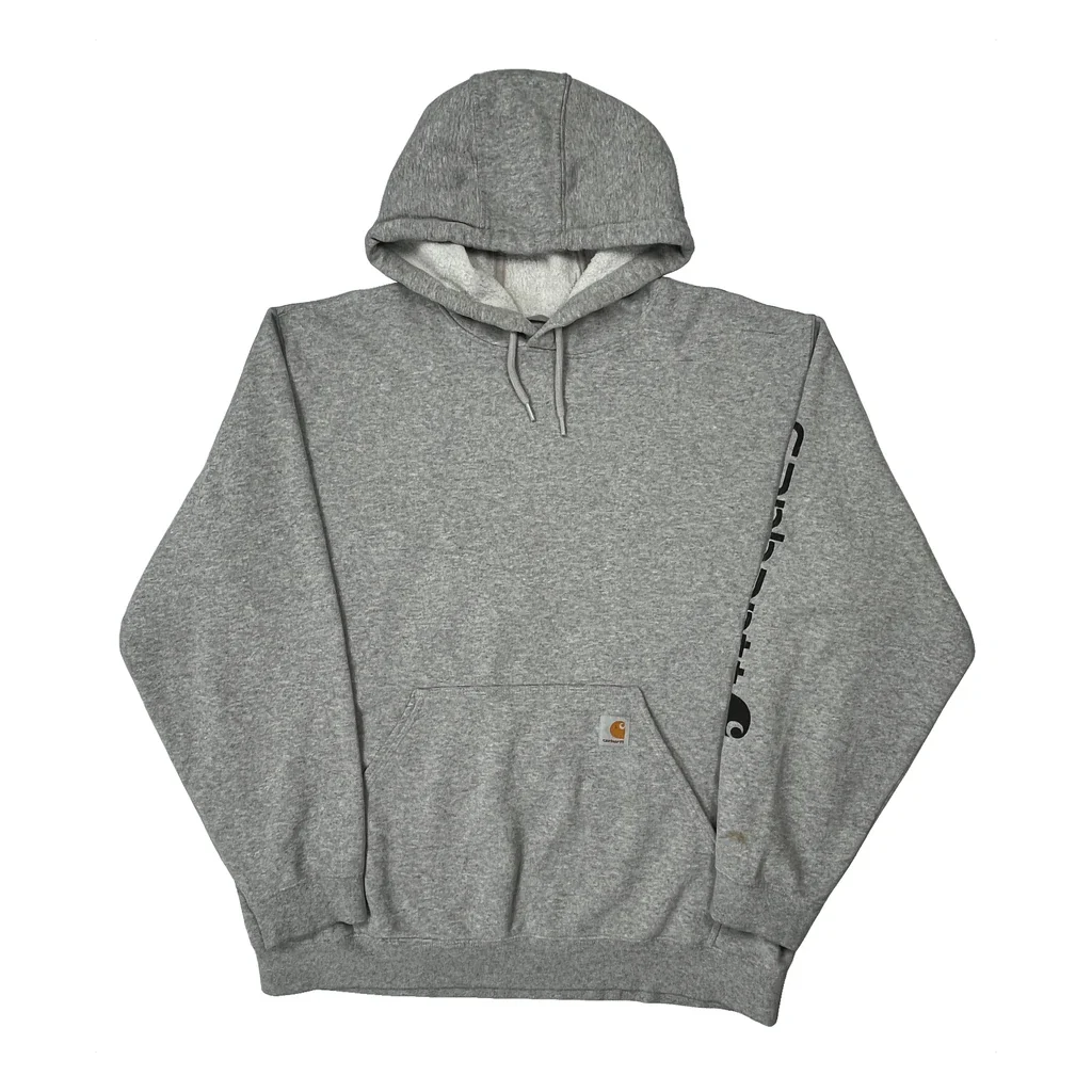 Carhartt Hoodie - XL Grey Cotton